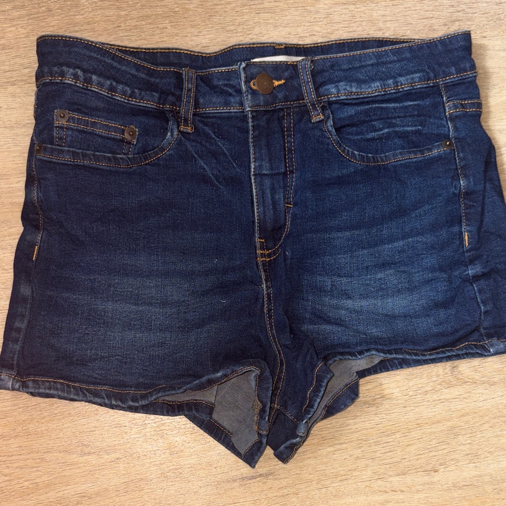 BP Dark Wash Denim Shorts - Classic High-Rise